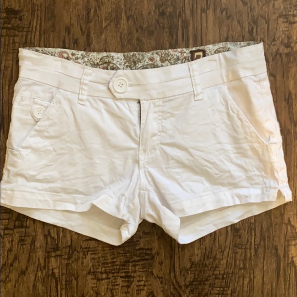 White Shorts
